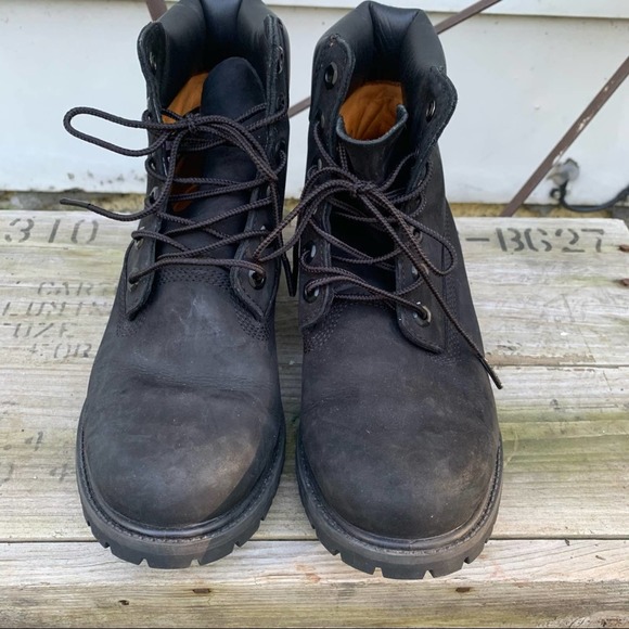 Timberland Black Nubuck 6” Waterproof Boots - Picture 3 of 11